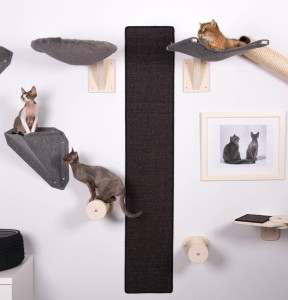 Katzen-Kletterwand-Kratzteppich