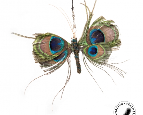 Papillon Peacock Anhänger